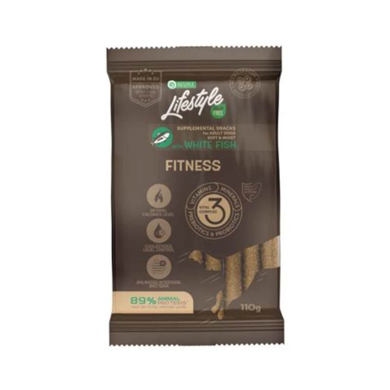 Nature's Protection Lifestyle fitness recompense cu peste alb 110 g - detalii ambalaj