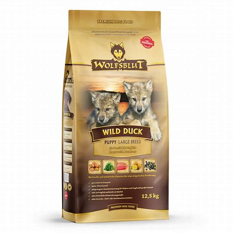 Wolfsblut Wild Duck Puppy 1kg - vedere frontală