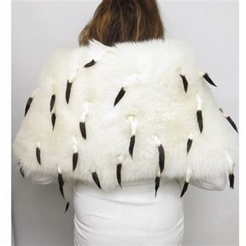 HERMINE Harnais Jacket Rose / Fourrure Beige T26 - detalii ambalaj