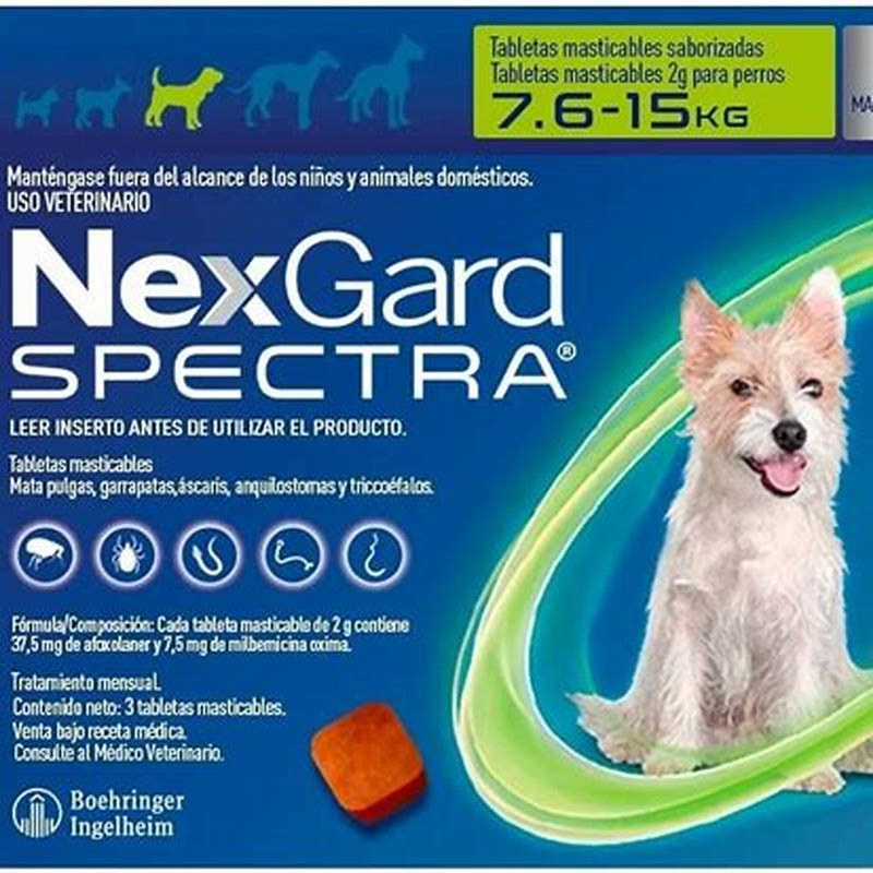 Nexgard Spectra M 7.5-15Kg - detalii ambalaj