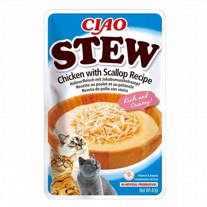CIAO STEW hrana umeda pentru pisici cu pui 40 g - detalii ambalaj