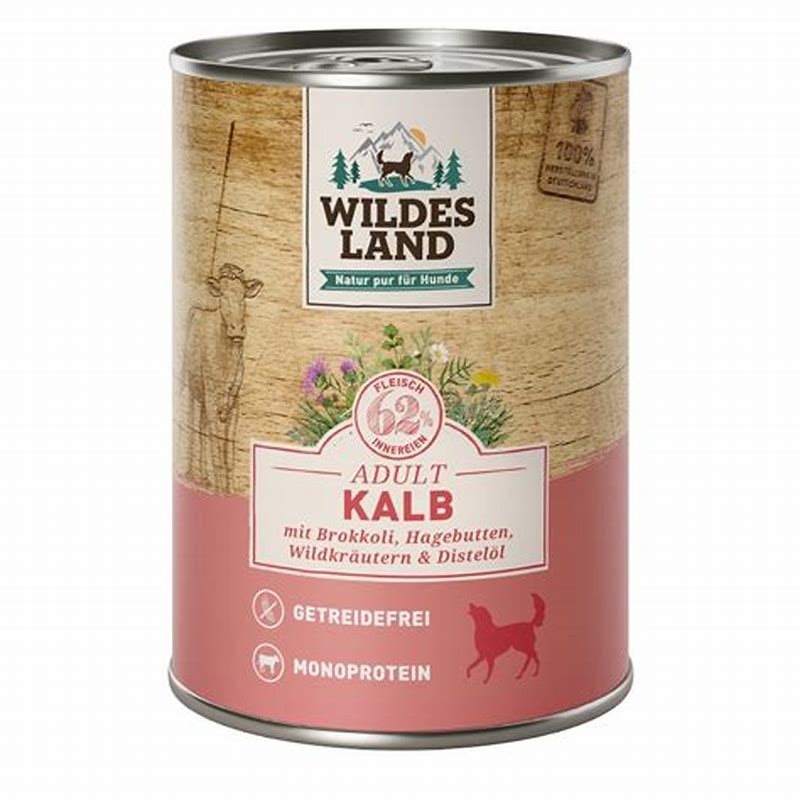 Wildes Land Hrana umeda pentru caini cu carne de vitel 800 g - imagine produs