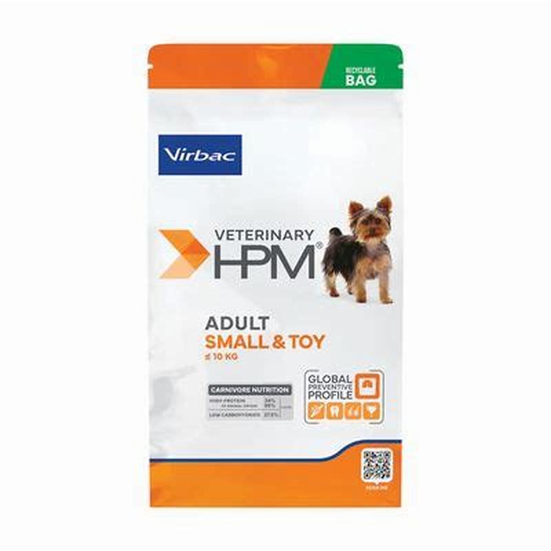 HPM Adult dog small & toy 7kg - detalii ambalaj