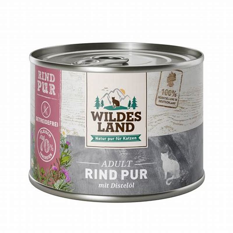 Wildes Land Hrana umeda pentru pisici cu vita si merisoare 100 g - vedere frontală