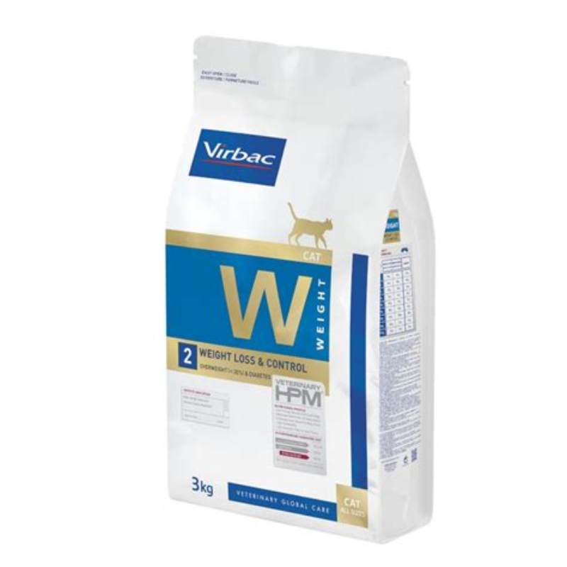 Virbac HPM W2 Weight Loss Control pisici 1.5kg - detalii ambalaj