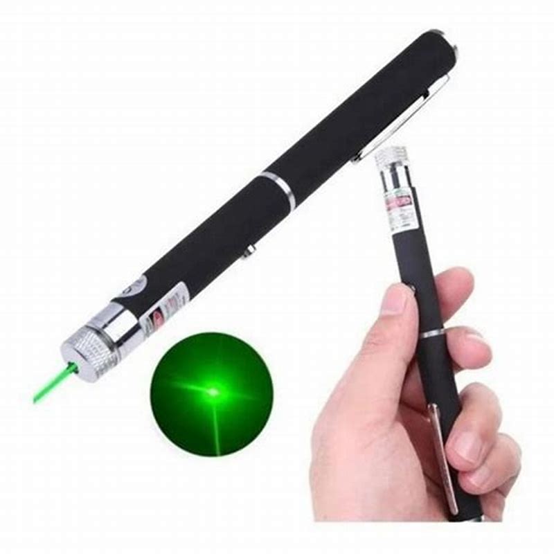 Zgarda laser verde - vedere frontală