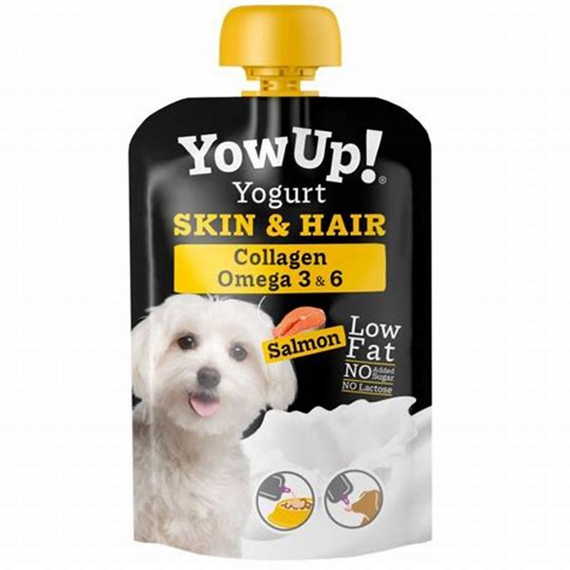 Yowup iaurt pentru catei cu collagen, omega 3 si omega 6 - imagine produs
