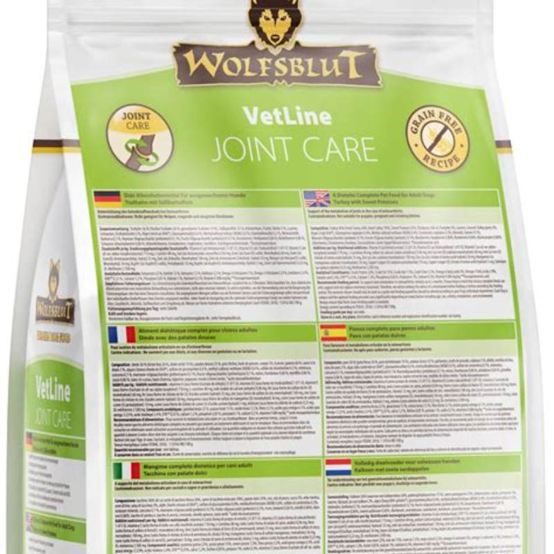 Wolfsblut VetLine support articulatii 2 kg - detalii ambalaj