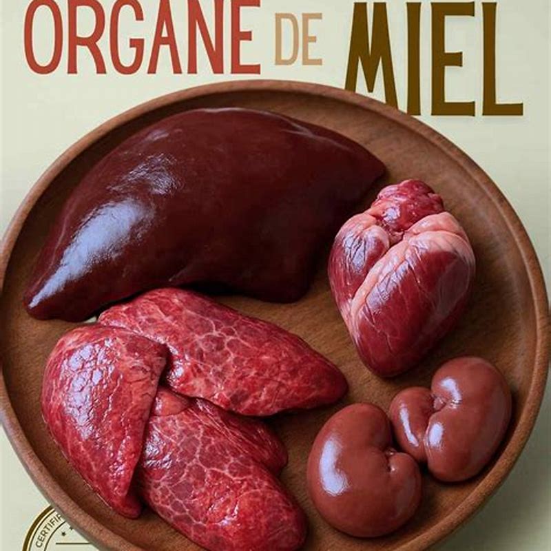 Meniu BARF 100% organe de miel 500 g - detalii ambalaj