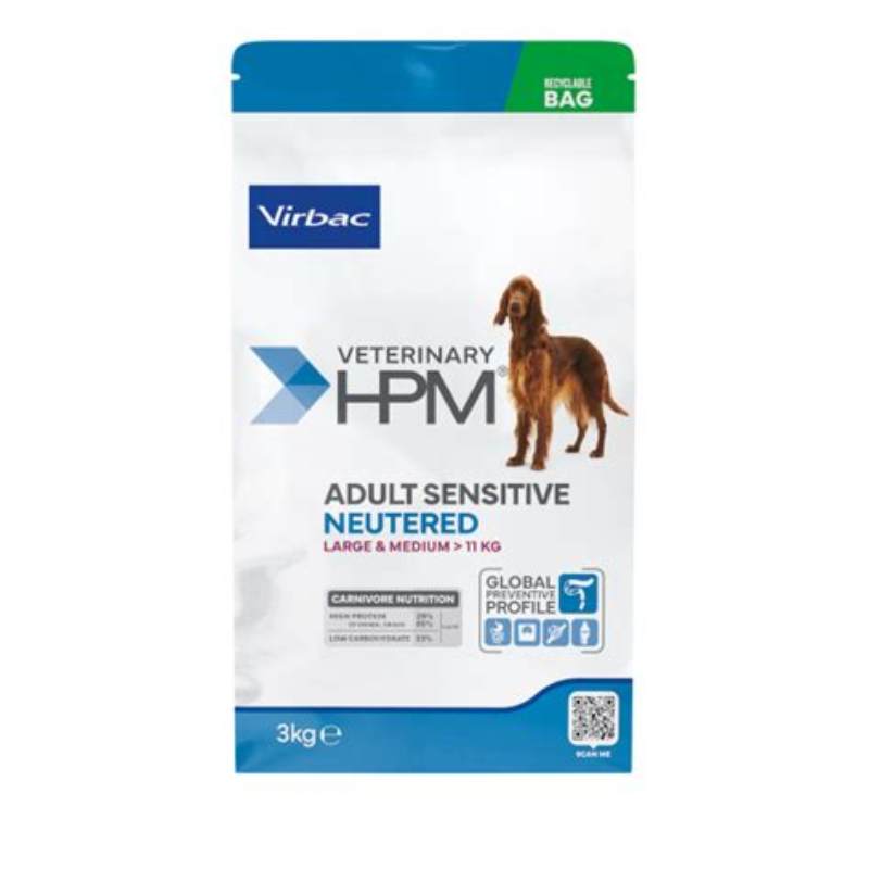 HPM Adult Dog Sensitive Digest Large+Medium x 3kg-Virbac FR - imagine produs