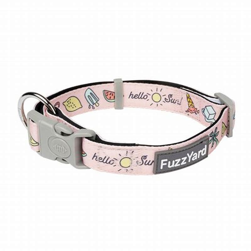FuzzYard Neoprene Collar Hello Sun XS - imagine produs