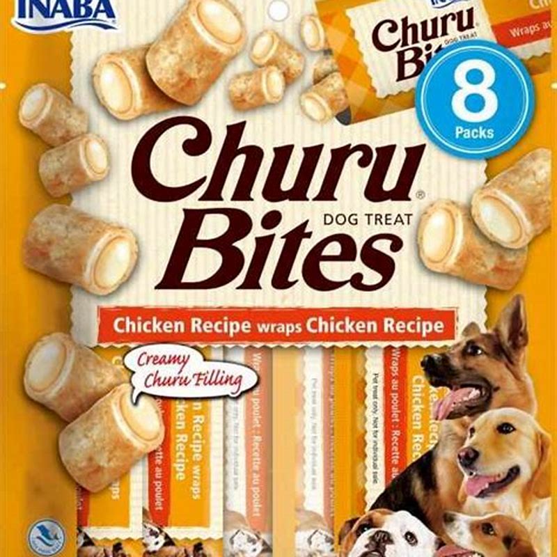 CHURU Bites penru caini cu pui si ton 8 buc - imagine produs
