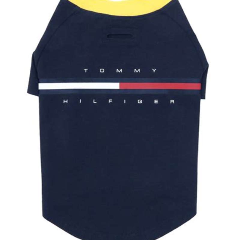 Tommy Hilfiger DOG CORE lesa Dessert sky/ Rosu S - detalii ambalaj