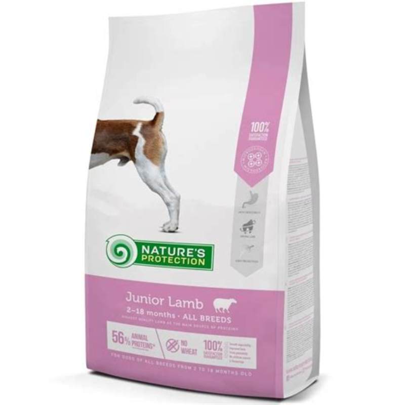 Nature's Protection Junior hrana uscata pentru caini cu miel 2 kg - imagine produs