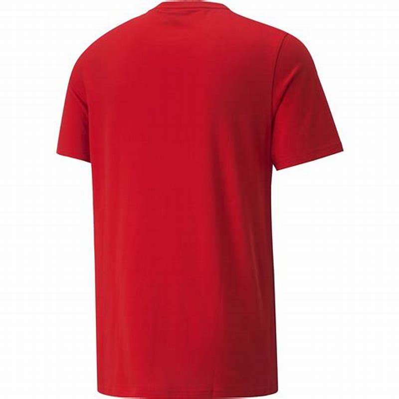 Tricou Classic Logo rosu XS - vedere frontală