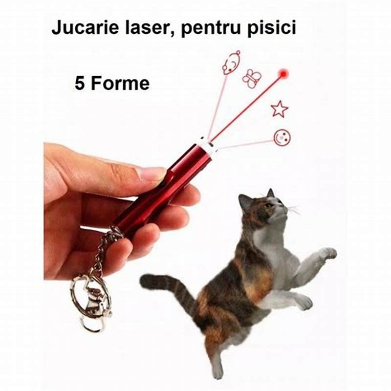 Jucarie laser pisici in forma de labuta - imagine produs