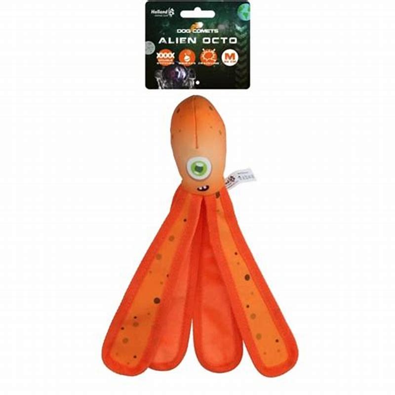 Dog Comets Alien Octo Orange M - imagine produs