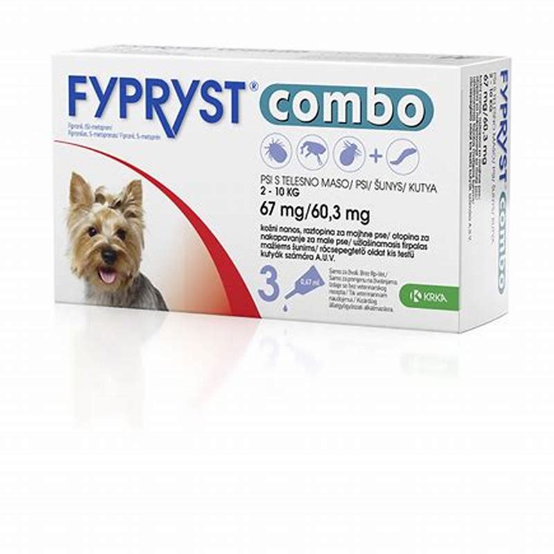 Fypryst Combo Dog 67mg - S (2-10kg) x 3 pip - imagine produs