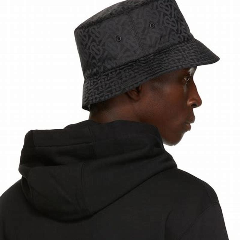 BOSS Dog City Hat Black Tonal Monogram S-M - imagine produs