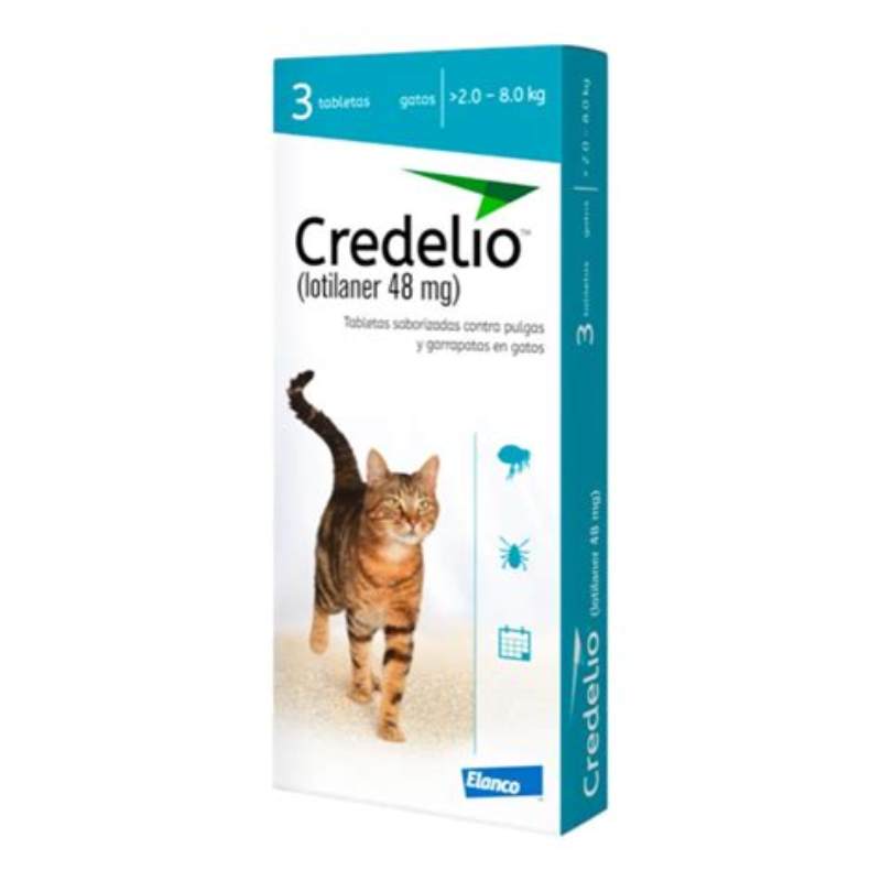 CREDELIO 48 mg pisici 2 - 8 kg - imagine produs