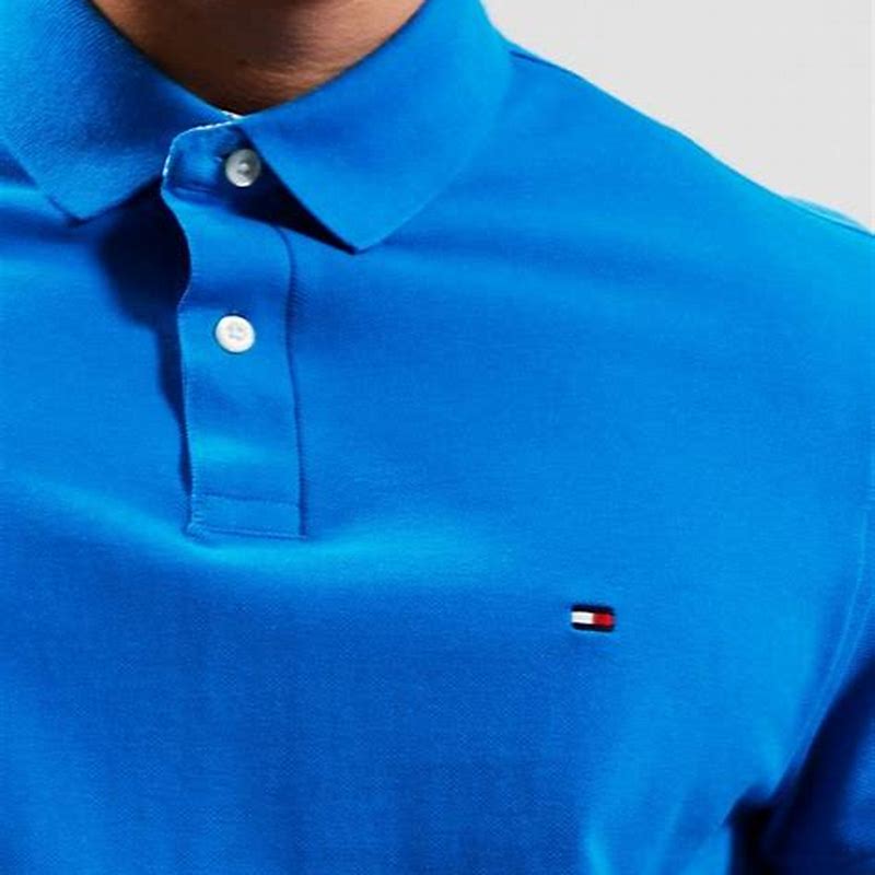 Polo flag shocking blue S - vedere frontală