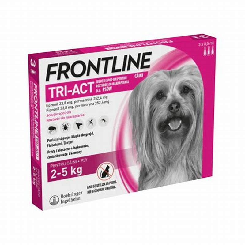 Frontline Tri-Act caini (2-5kg)-sol.spot-on x 0.5ml x 3-Boehringer Ing.Animal Health FR - imagine produs