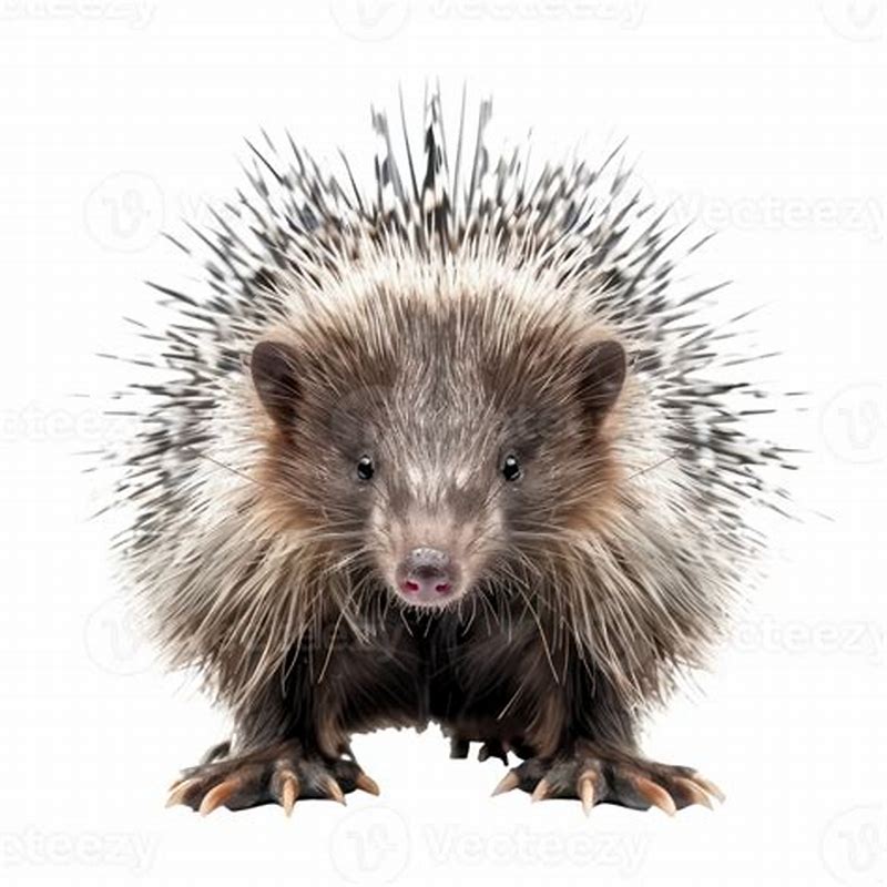 Perie LIZ'N BIBI MaxiPin ovala porcupine - vedere frontală