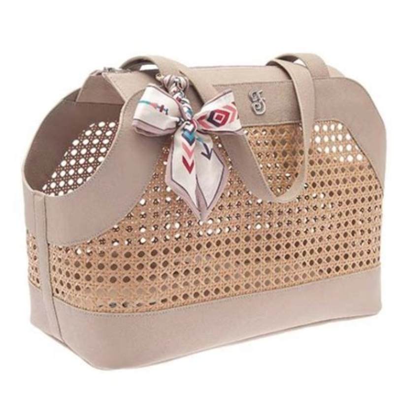 Ferribiella Geanta Musa 40x30x20cm Bej - imagine produs