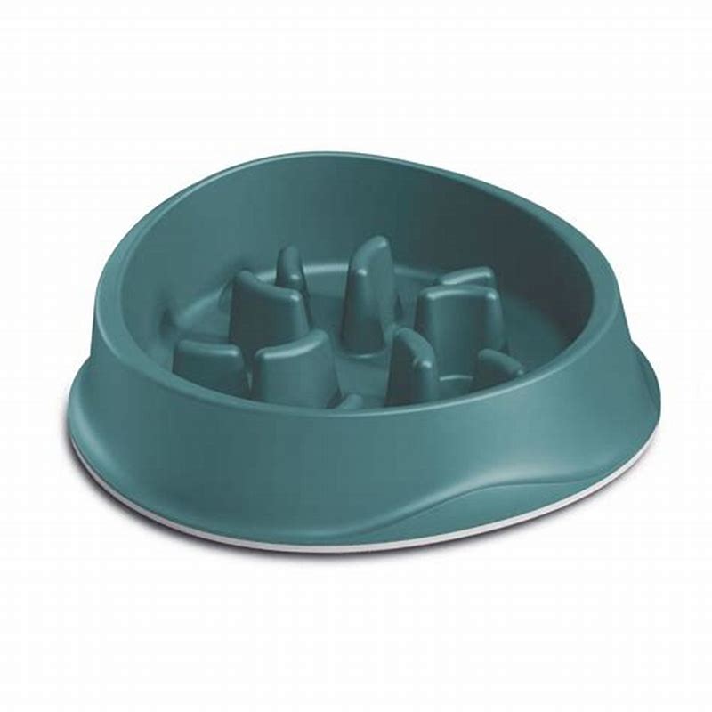 Castron pentru caini lacomi Amaze Flower Verde M - imagine produs