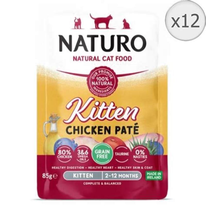NATURO Chicken pate hrana umeda pentru pisici 85 g - imagine produs