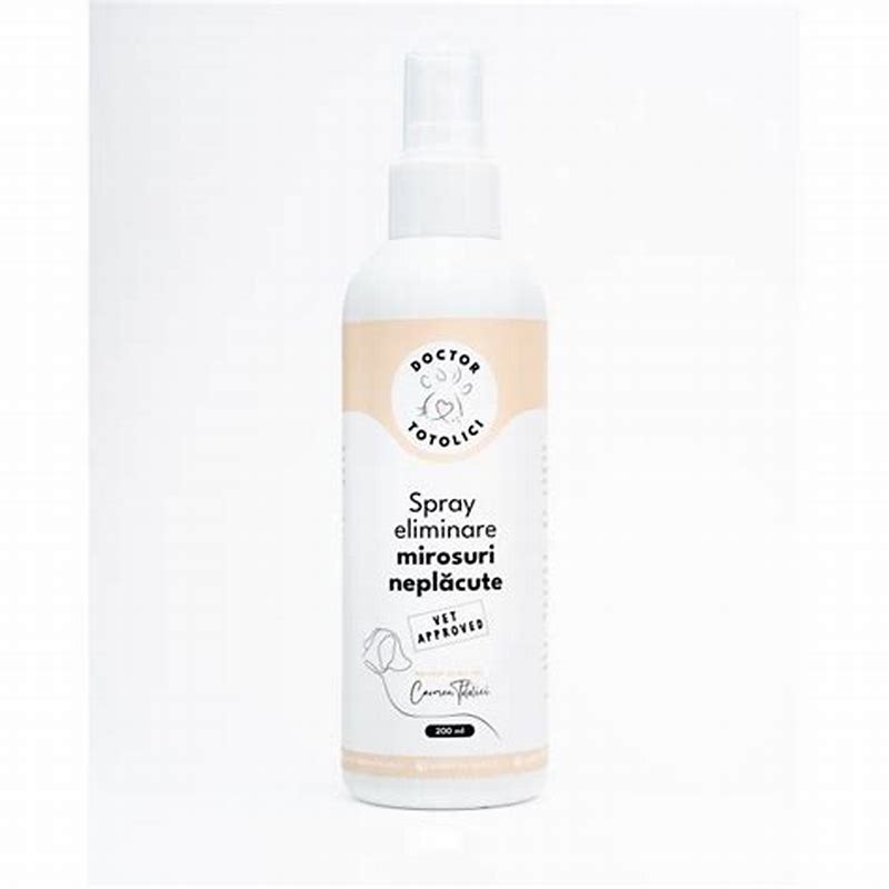 Spray eliminare mirosuri neplăcute cu miros de vanilie Doctor Totolici, 200 ml - vedere frontală