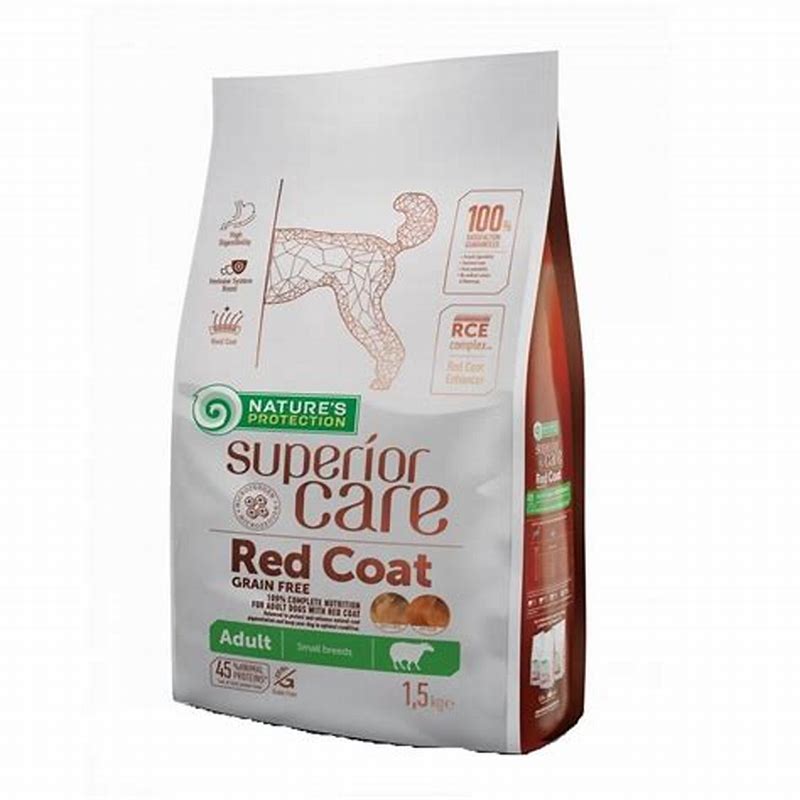 Nature's Protection Hrana Uscata Pentru Caini Adulti Cu Blana Rosie Cu Miel 1.5 Kg - imagine produs