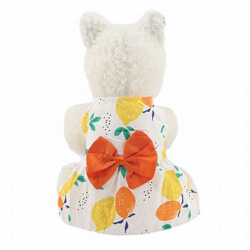 Ham pentru caini portocaliu cu model floral L-XL - imagine produs