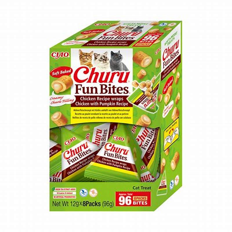 Churu Cat Fun Bites Pui Si Dovleac - imagine produs