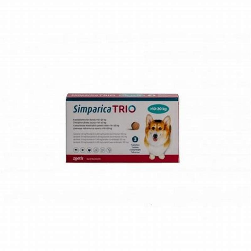Simparica Trio 24mg (10.1-20kg) x 3 tab - imagine produs