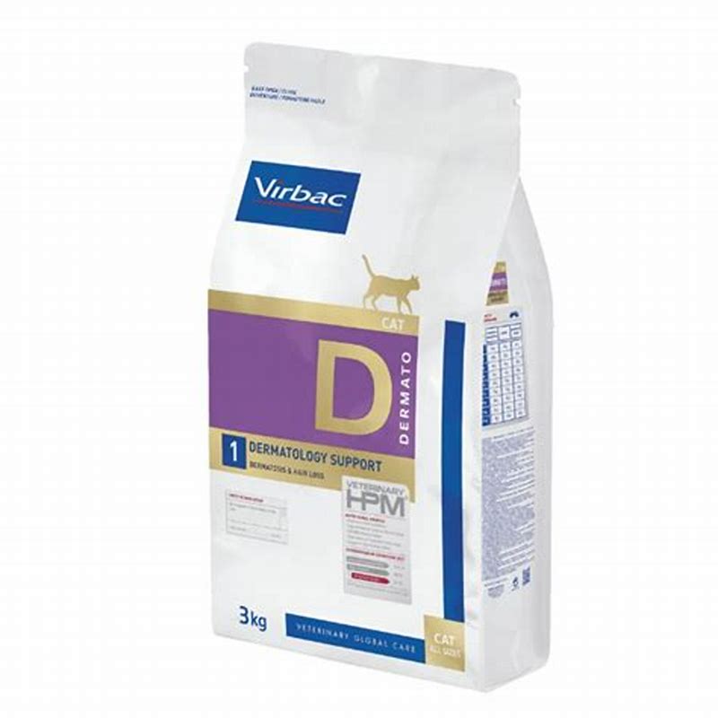 Virbac Hpm Cat Dermatology Support 3Kg - vedere frontală