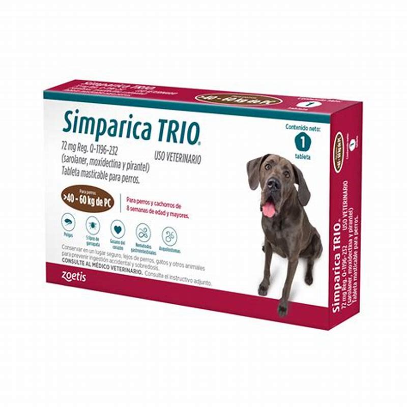 Simparica Trio caini (40-60 kg)-cpr.mast. x 3-Zoetis BE - detalii ambalaj