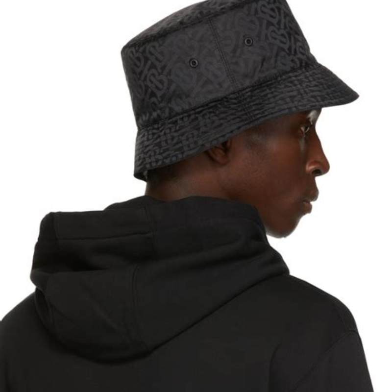 BOSS Dog City Hat Black Tonal Monogram XXS-XS - vedere frontală