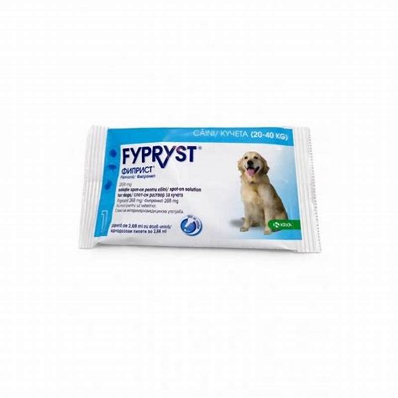 Fypryst Dog 268 mg - L (20-40kg) x 3 pip - vedere frontală