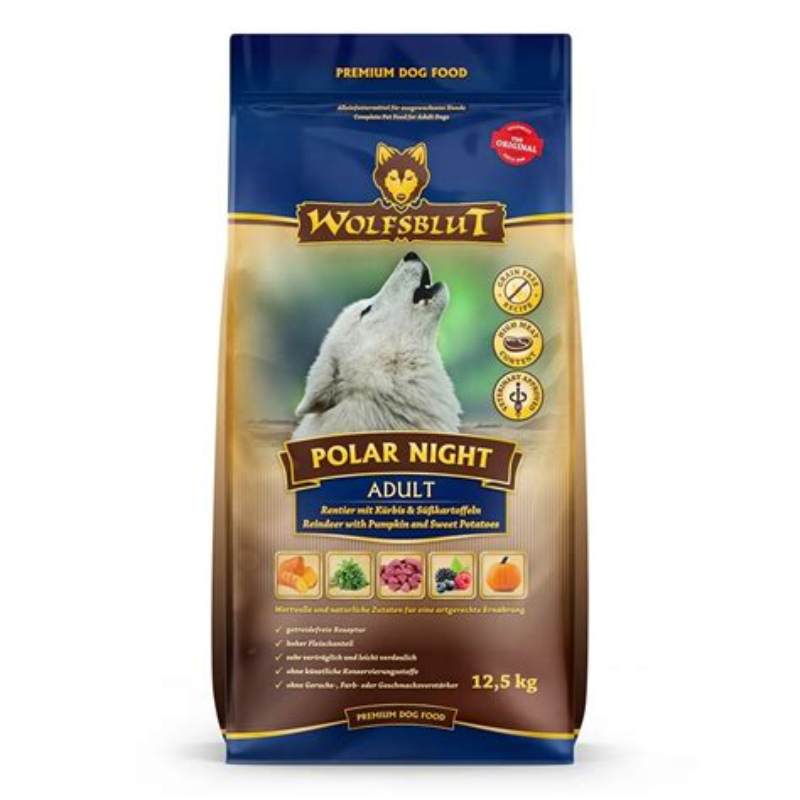 Wolfblut Polar Night hrana uscata pentru caini adulti cu carne de ren 2 kg - imagine produs