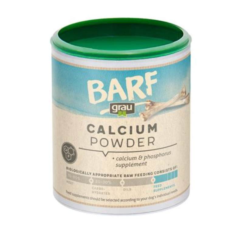 Grau Barf Bone Meal - supliment Ca si P 175g - vedere frontală