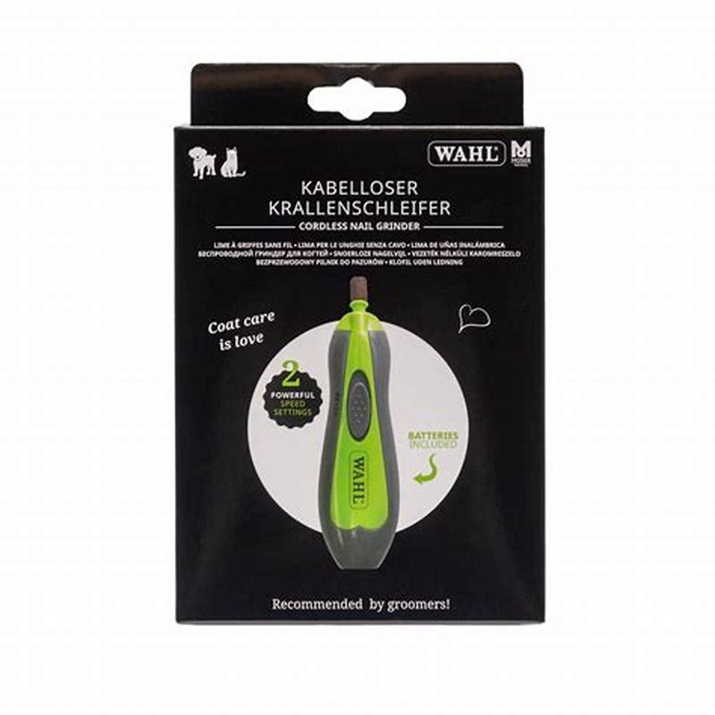 WAHL Electronic nail pile - detalii ambalaj