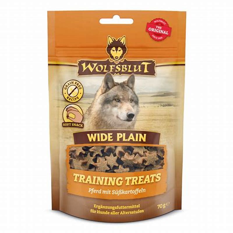 Wolfsblut Recompense pentru caini Wild Plain Training Treats cu carne de cal si cartofi dulci 70 g - imagine produs