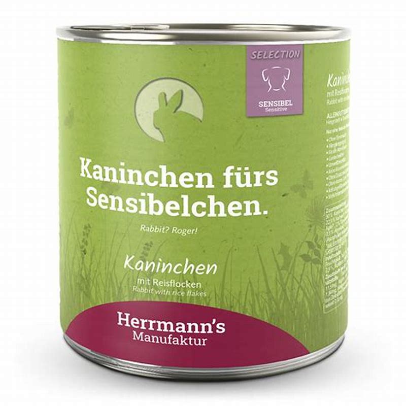 Herrmann's Manufaktur Selection Sensibel Kaninchen mit Reisflocken 150 g - imagine produs