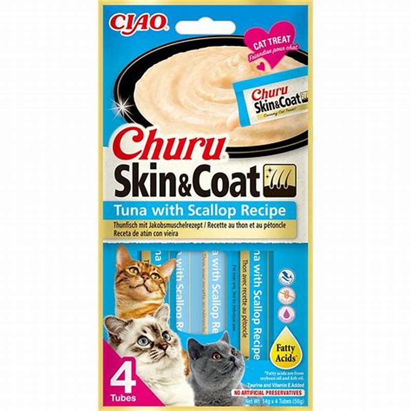 Churu Cat Skin Amp; Coat Tuna With Scallop Recipe - imagine produs