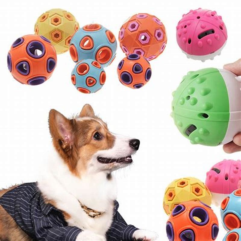 Jucarie pentru animale de companie minge colorata - imagine produs