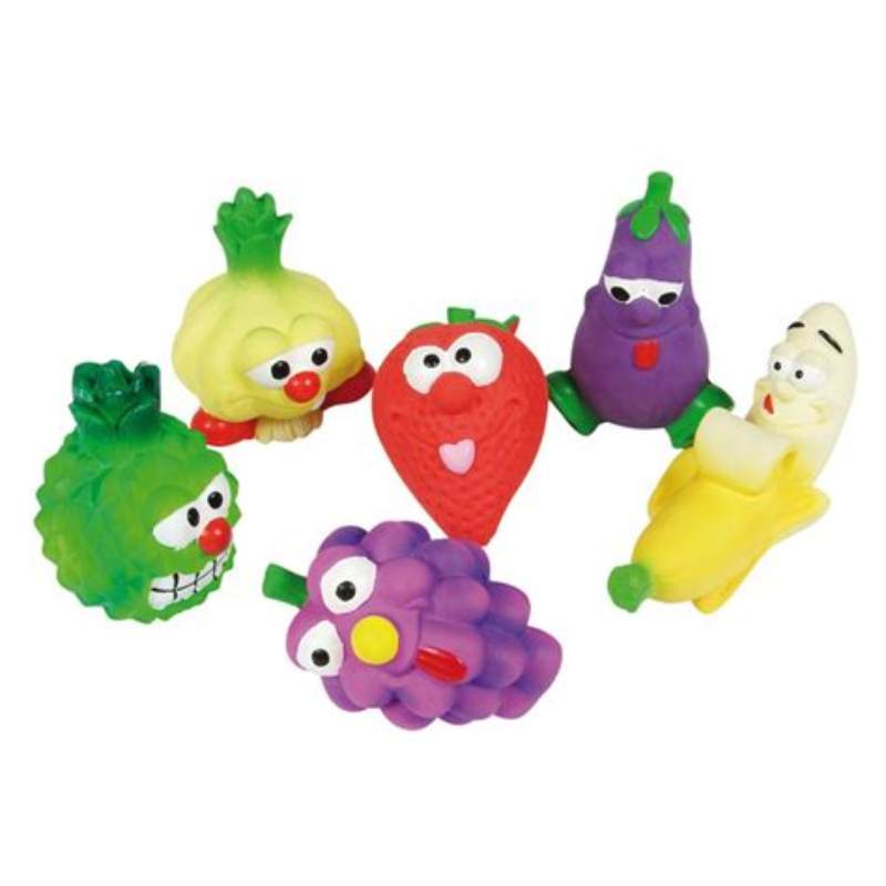 Latex Fruits With 9-14Cm Sound (Umv 6 Uds.) Latex Dog - imagine produs
