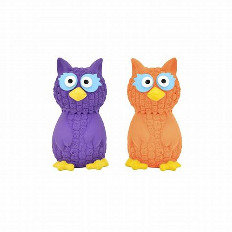 10 Cm Latex Owl (Umv 2 Units) Latex Dog - imagine produs