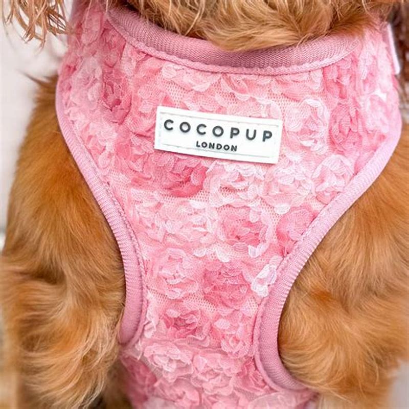 COCOPUP LONDON Peony Pup Adjustable Neck Harness XXS - imagine produs