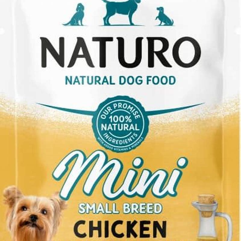 NATURO hrana umeda pentru caini cu somon 400 g - detalii ambalaj